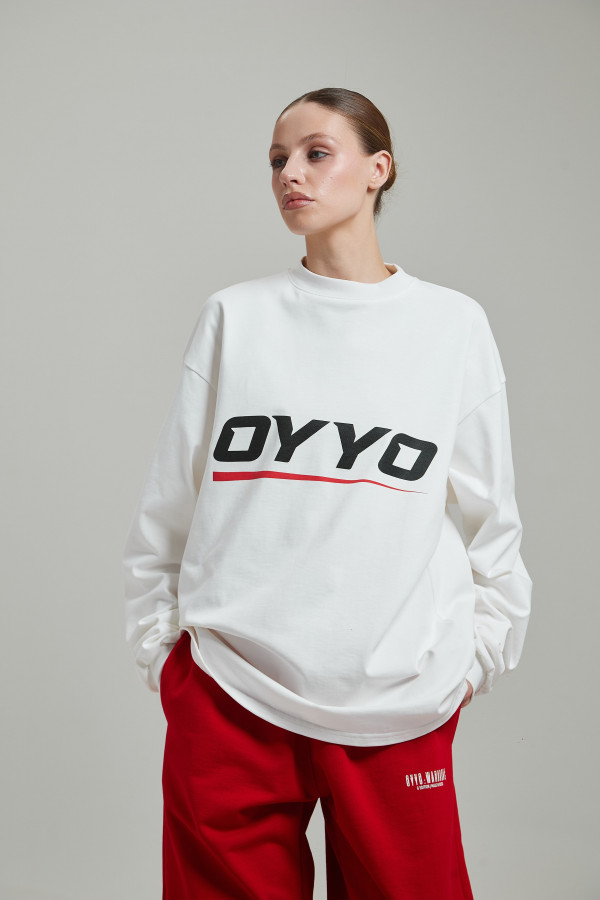 Лонгслив OYYO RACER RED белый M