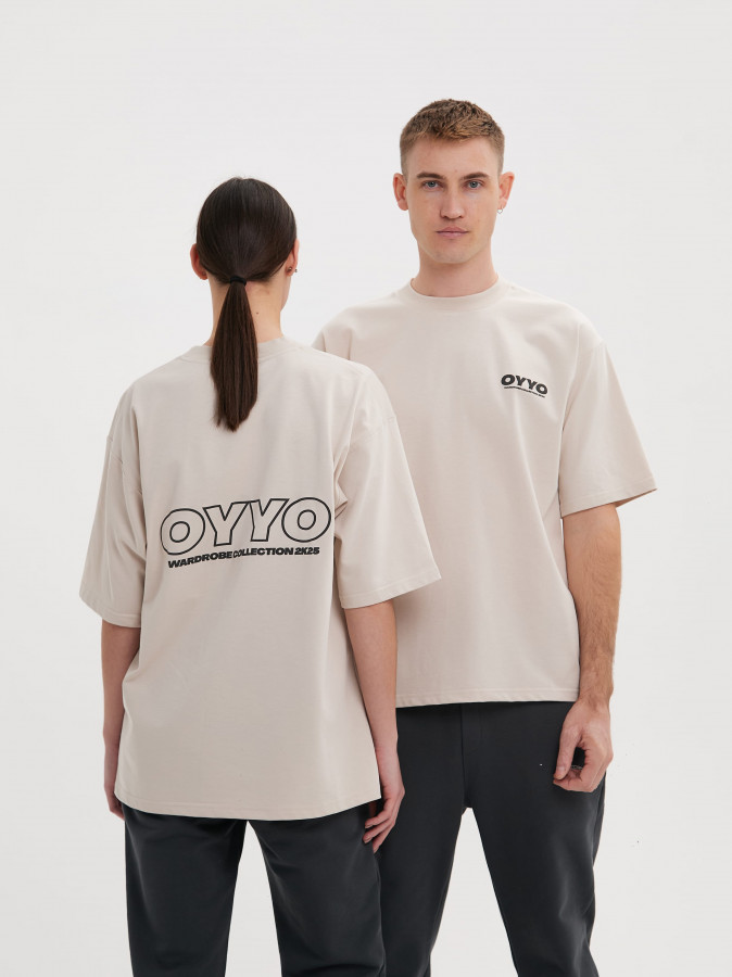 Футболка OYYO 2K25 бежевая S